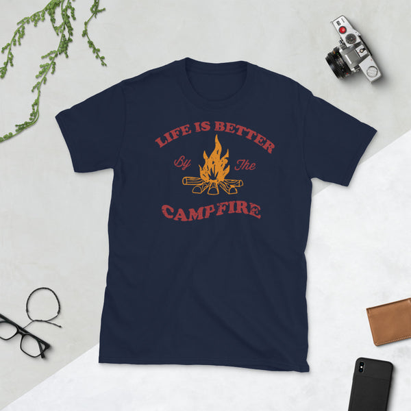 Funny Camping Short-Sleeve Unisex T-Shirt