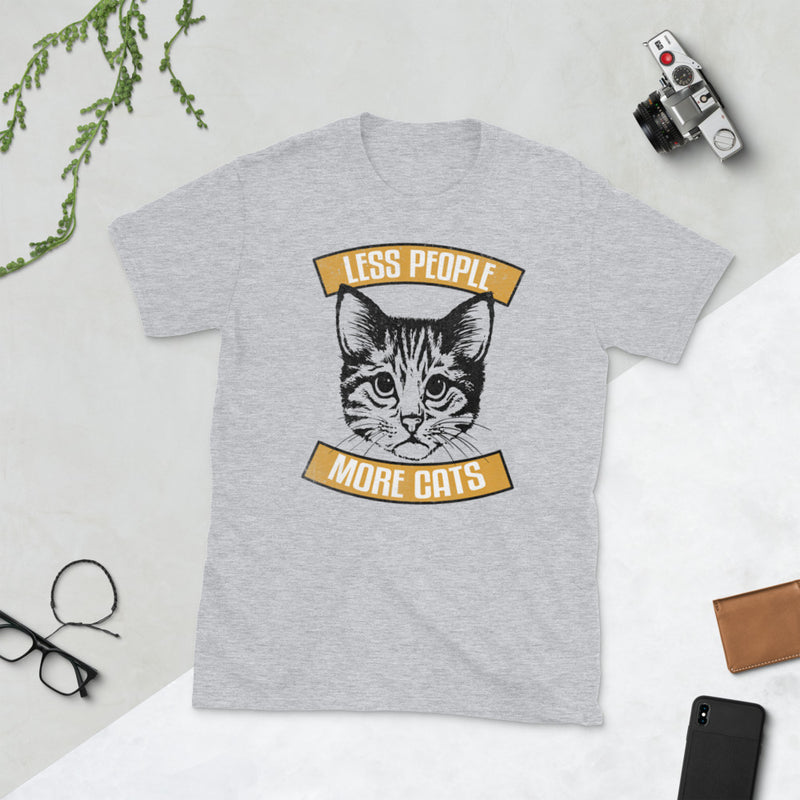 Less People More Cats - Funny Cat T-Shirt
